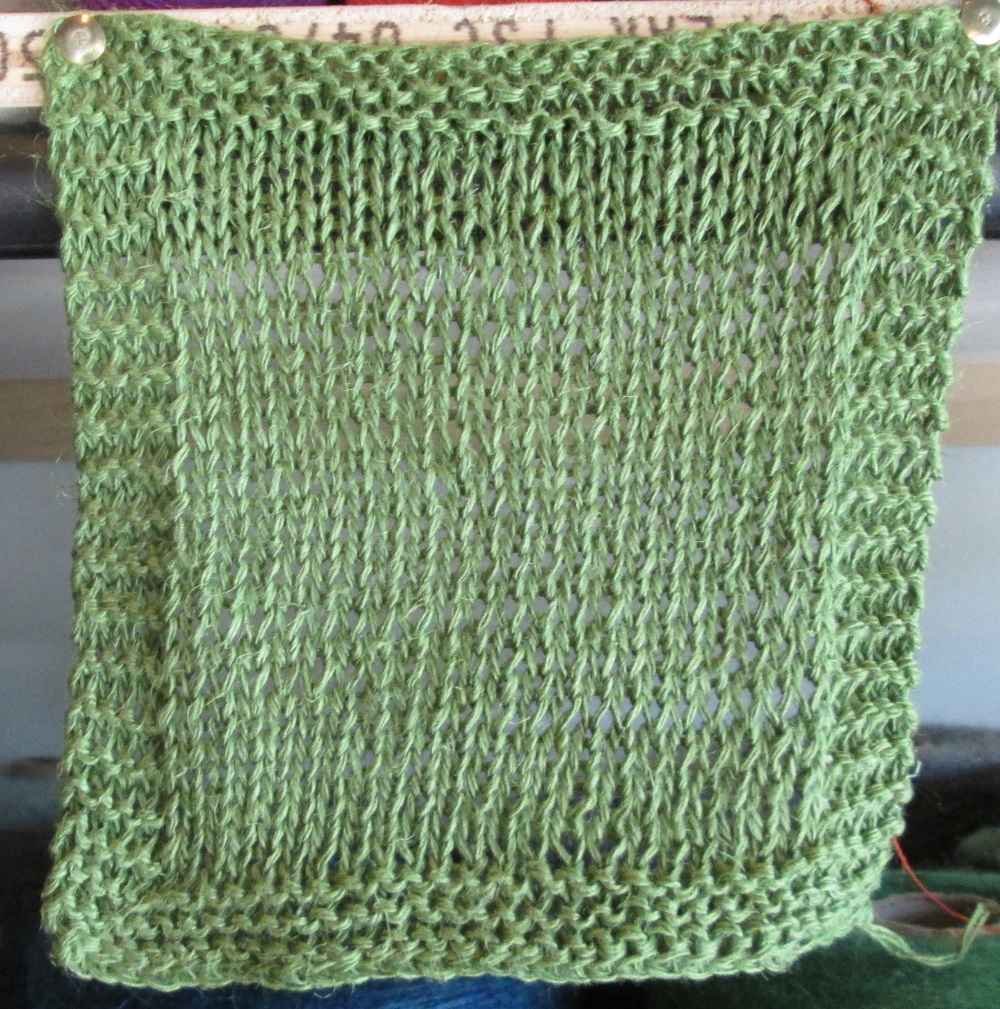 made with linen yarn