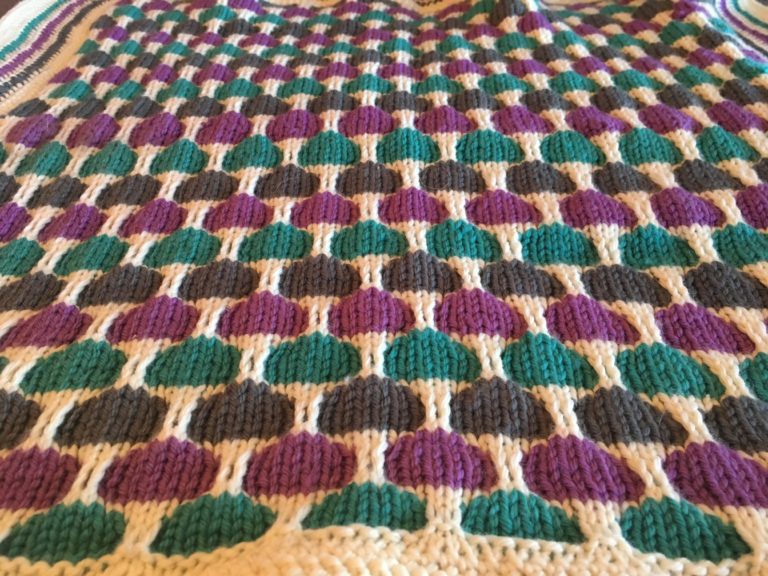 Superwash Wool Yarn Baby Blanket