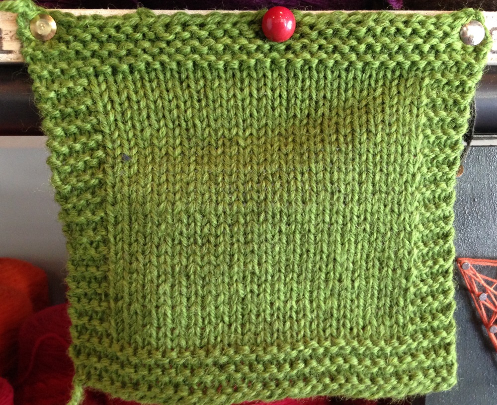 wool yarn idea in green