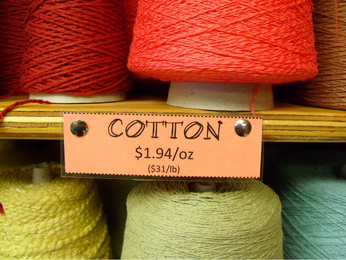 cost of your yarn